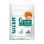 Filtros 6 mm Gizeh Slim Menthol - BaePink