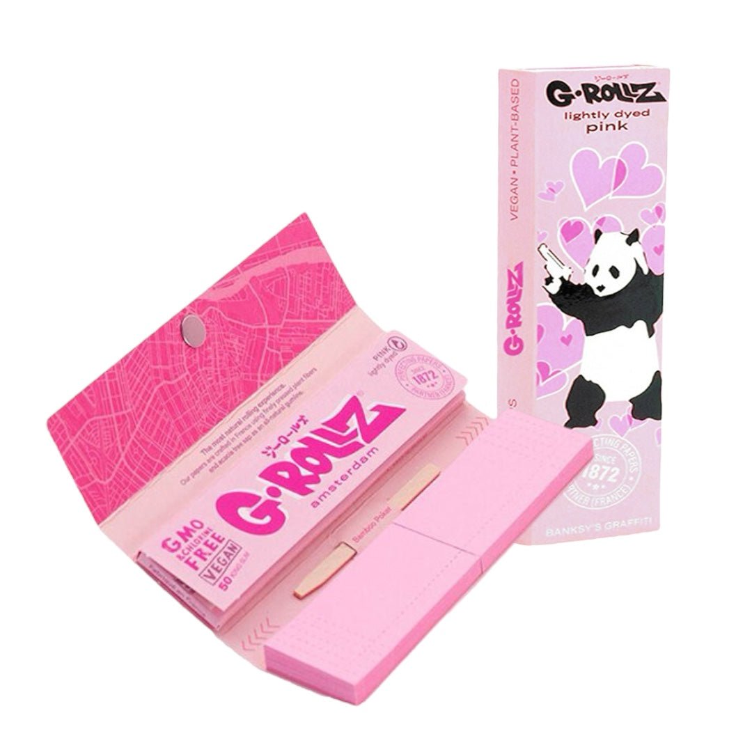 Papelillo 1 1/4 + Tips G-Rollz - BaePink