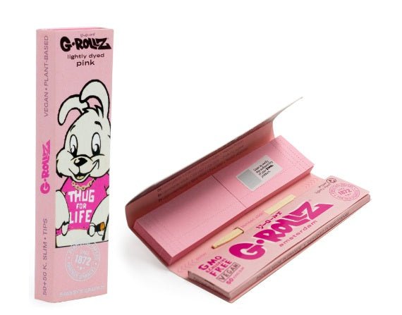 Papelillos King Size + Tips G-Rollz - BaePink