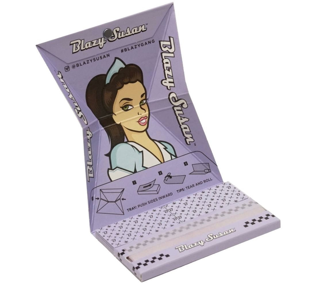 Papelillos Purple King Size + Tips Blazy Susan Deluxe - BaePink