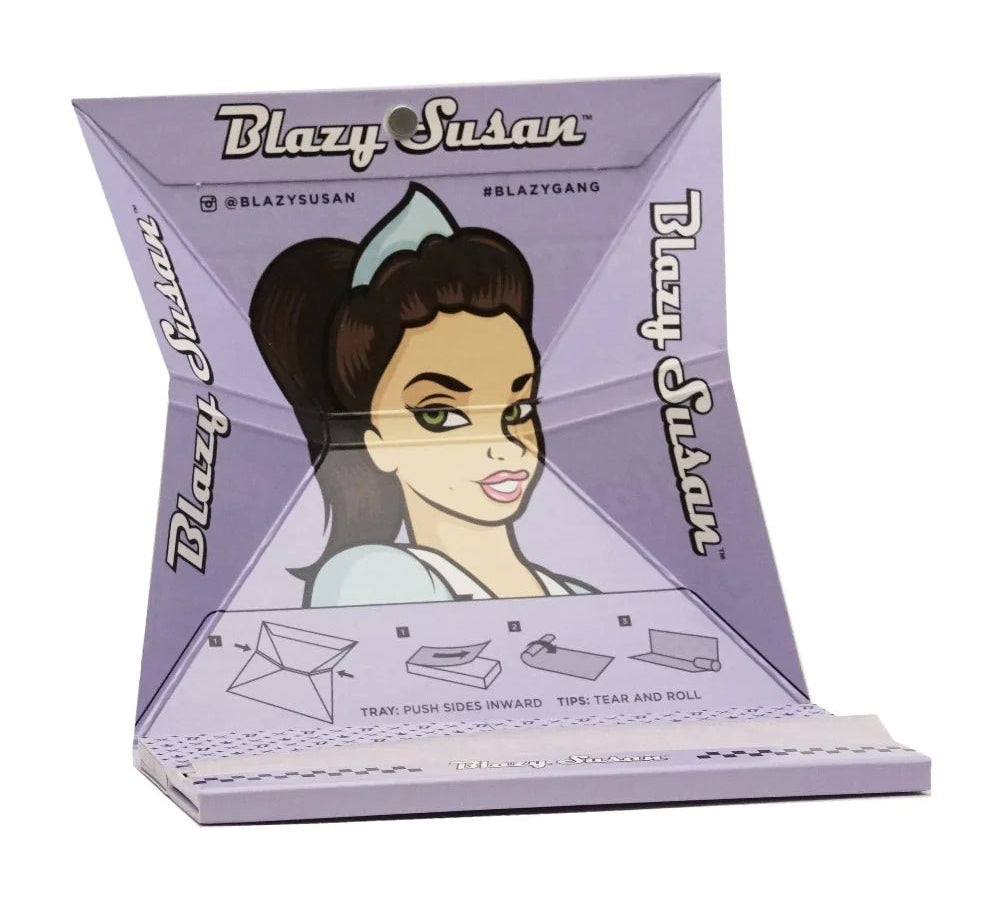 Papelillos Purple King Size + Tips Blazy Susan Deluxe - BaePink